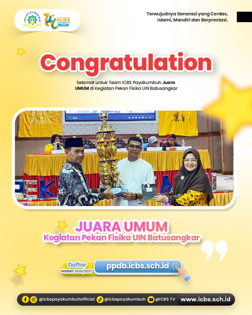 Alhamdulillah! ICBS Payakumbuh Juara Umum!