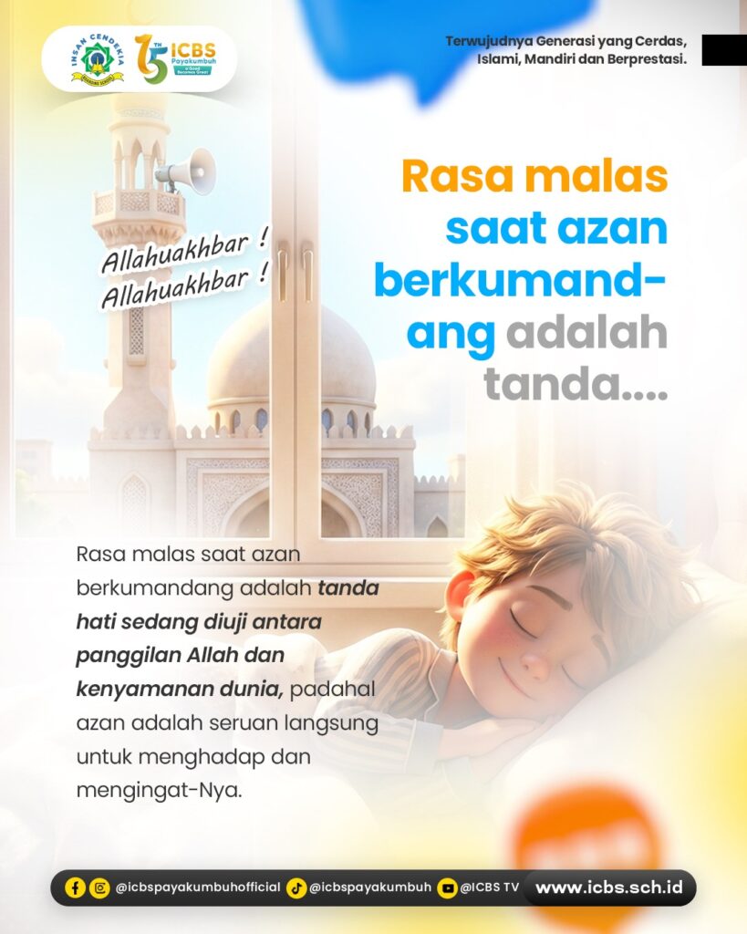 RASA MALAS ITU UJIAN, BUKAN ALASAN!