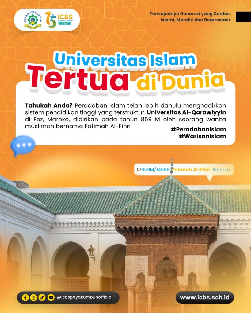 Tahukah kamu? Peradaban Islam telah lebih dahulu menghadirkan sistem pendidikan tinggi yang terstruktur dan luar biasa