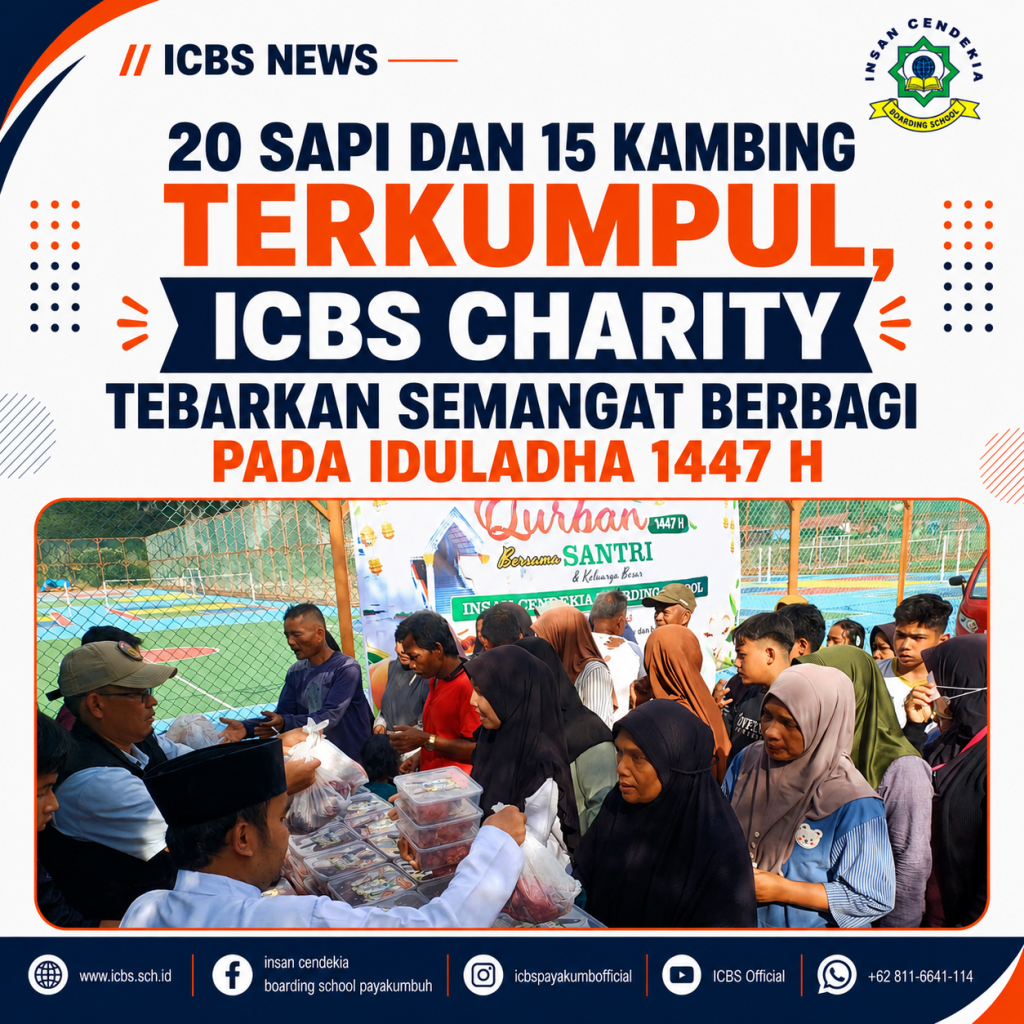 20 Sapi dan 15 Kambing Terkumpul, ICBS Charity Tebarkan Semangat Berbagi pada Iduladha 1447 H