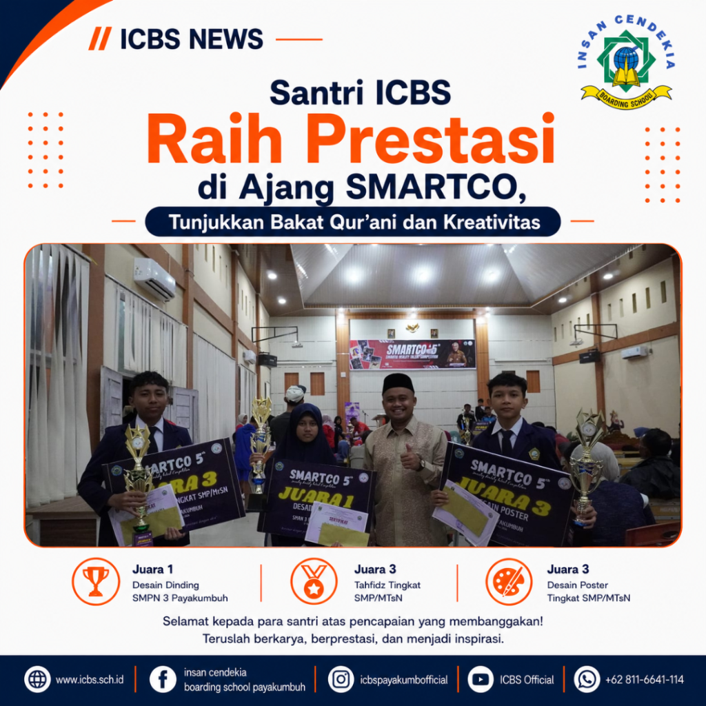Santri ICBS Raih Prestasi di Ajang SMARTCO, Tunjukkan Bakat Qur’ani dan Kreativitas