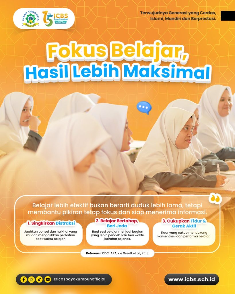 Fokus Belajar, Hasil Lebih Maksimal